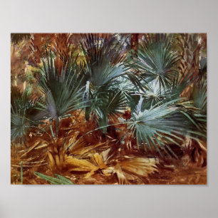 John Singer Sargent: Palmettos Poster