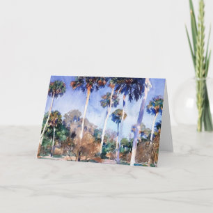 John Singer Sargent- Palms Card