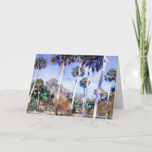 John Singer Sargent- Palms Card (Front)