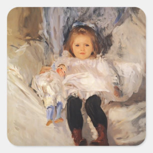 John Singer Sargent- Ruth Sears Bacon Square Sticker