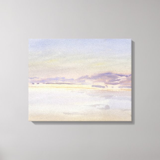 John Singer Sargent - Sunset at Sea Canvas Print (Front)