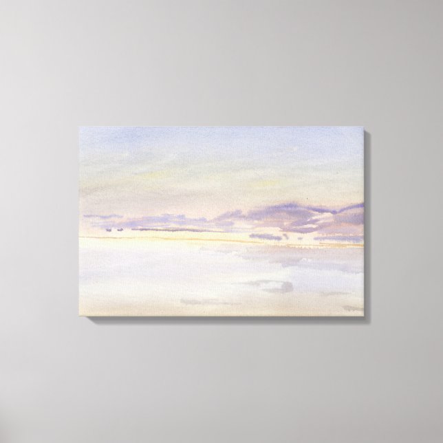 John Singer Sargent - Sunset at Sea Canvas Print (Front)