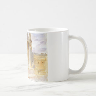 John Singer Sargent - Temple of Bacchus, Baalbek Coffee Mug