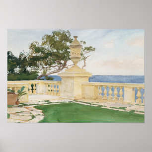 John Singer Sargent - Terrace, Vizcaya Poster