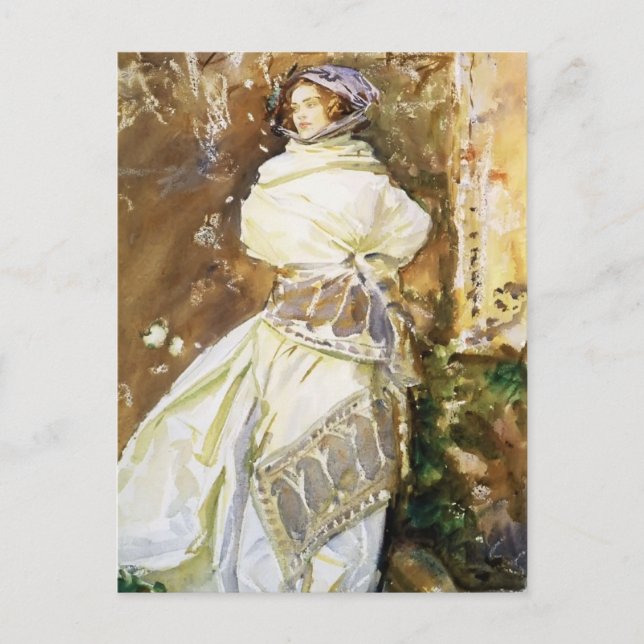 John Singer Sargent: The Cashmere Shawl Postcard (Front)