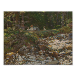 John Singer Sargent - The Master and His Pupils Photo Print