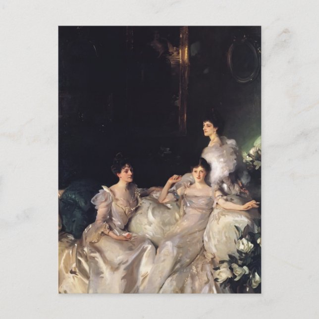 John Singer Sargent- The Wyndham Sisters Postcard (Front)