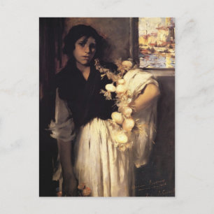 John Singer Sargent- Venetian Onion Seller Postcard
