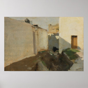 John Singer Sargent - White Walls in Sunlight Poster