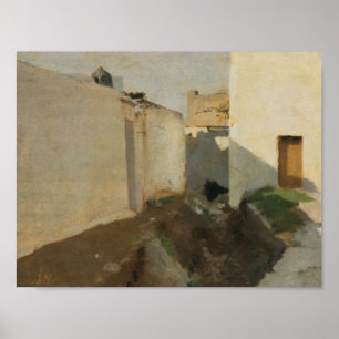 John Singer Sargent - White Walls in Sunlight Poster