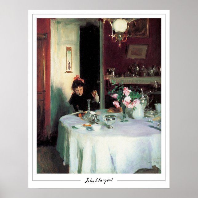 John Singer Sargent Zedign Art Poster #160 (Front)