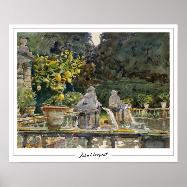 John Singer Sargent Zedign Art Poster #20 (Front)