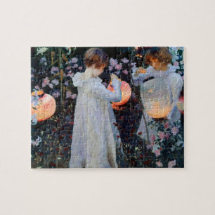 John Singer Sargent's Carnation, Lily, Lily, Rose Jigsaw Puzzle