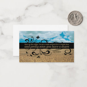 John Steinbeck Inspirational Quote "Ideas" Card