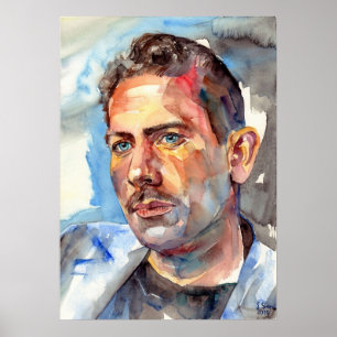 John Steinbeck Portrait Poster