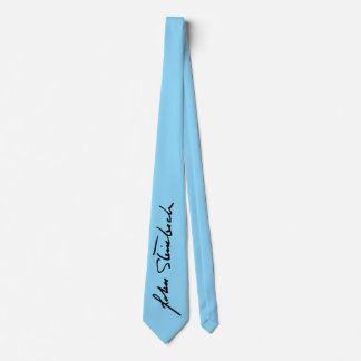 John Steinbeck Signature Necktie - Blue