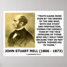 John Stuart Mill Truth Gains More By Errors Of One