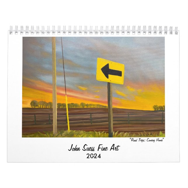 John Suess Fine Art 2024 Calendar (Cover)