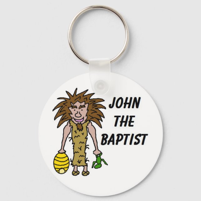 John The Baptist Clipart Key Ring (Front)