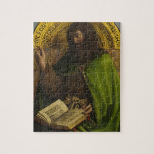 John the Baptist, The Ghent Altarpiece by van Eyck Jigsaw Puzzle