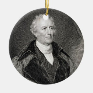 John Trumbull (1756-1843) engraved by Asher Brown Ceramic Tree Decoration