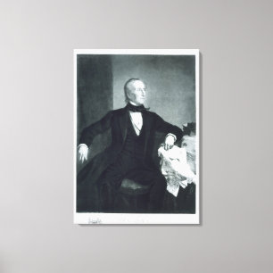 John Tyler, 10th President of the United States of Canvas Print