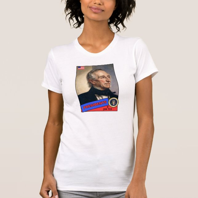 John Tyler Baseball Card T-Shirt (Front)