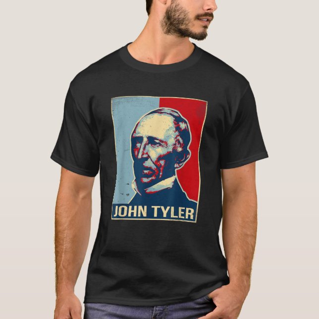 John Tyler President  T-Shirt (Front)