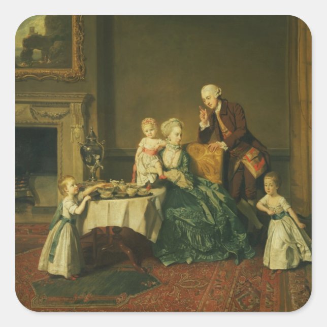 John Verney Square Sticker (Front)