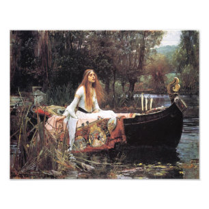 John Waterhouse 1888 "The Lady of Shallot" Photo Print