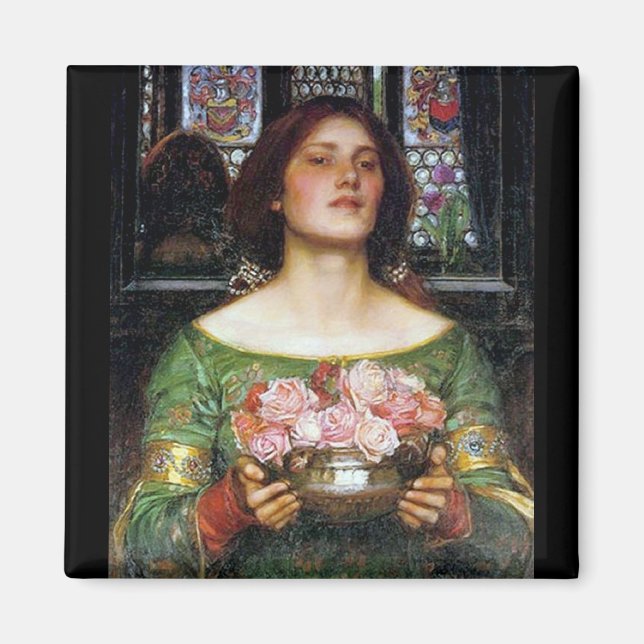 John Waterhouse - Gather Ye Rosebuds Magnet (Front)