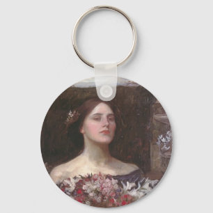 John Waterhouse- Gather Ye Rosebuds or Ophelia Key Ring