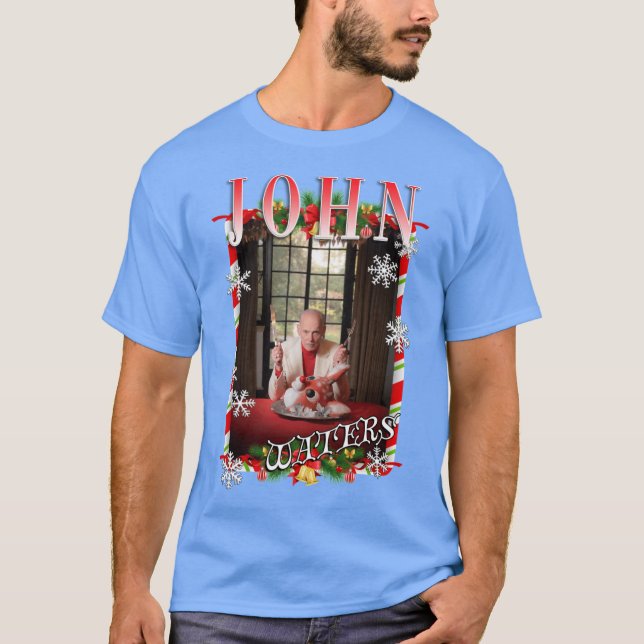 John Waters Christmasribute retro T-Shirt (Front)