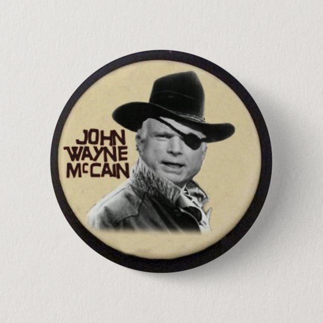 John Wayne McCain Button (Front)