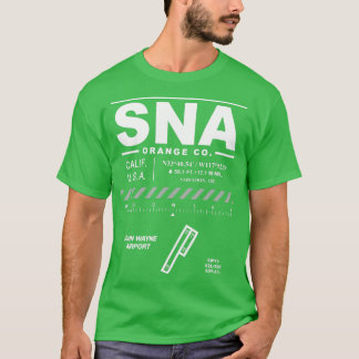 John Wayne Orange County Airport California SNA T-Shirt