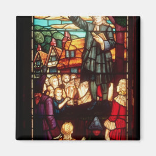 John Wesley  Preaching the Gospels in England Magnet