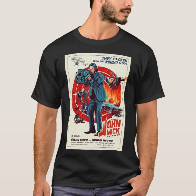 John Wick Poster T-Shirt (Front)
