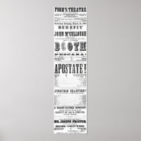 John Wilkes Booth Playbill