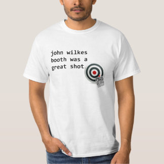 John WIlkes Booth t shirt