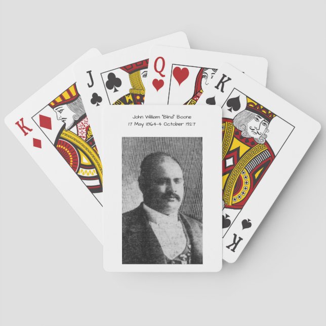 John William "Blind" Boone Playing Cards (Back)