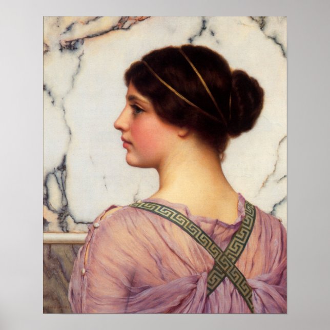 John William Godward - A grecian lovely Poster (Front)
