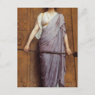 John William Godward - At the Gate Postcard
