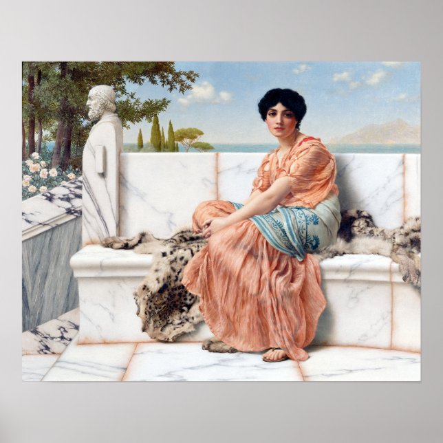 John William Godward Reverie Poster (Front)
