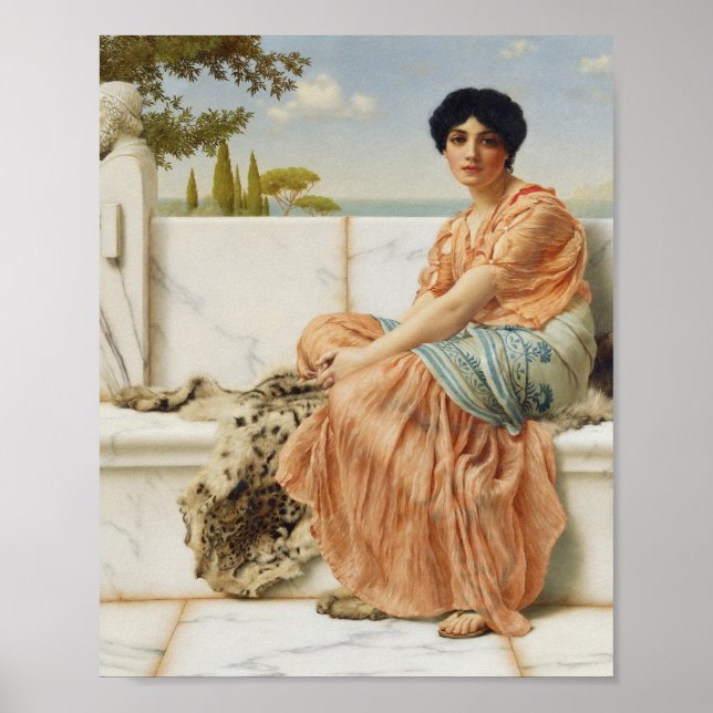John William Godward - Reverie Poster (Front)