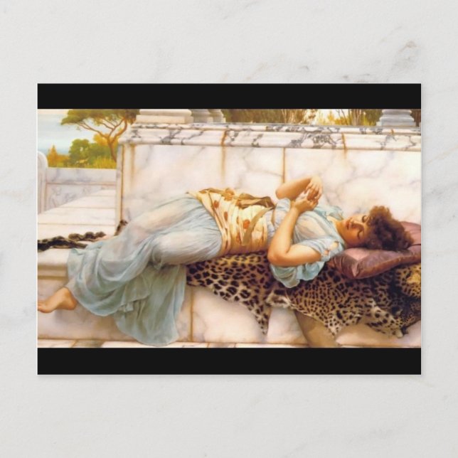 John William Godward- The Betrothed Postcard (Front)