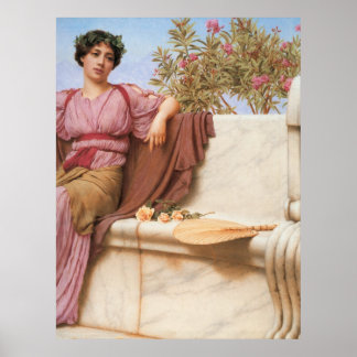 John William Godward - Tranquillity 1914 Poster