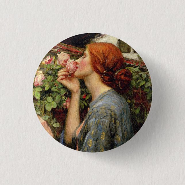 John William Waterhouse 3 Cm Round Badge (Front)
