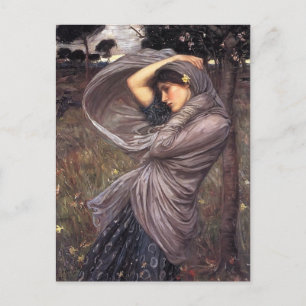 John William Waterhouse- Boreas Postcard