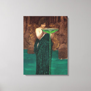 John William Waterhouse Circe Invidiosa Mythologic Canvas Print