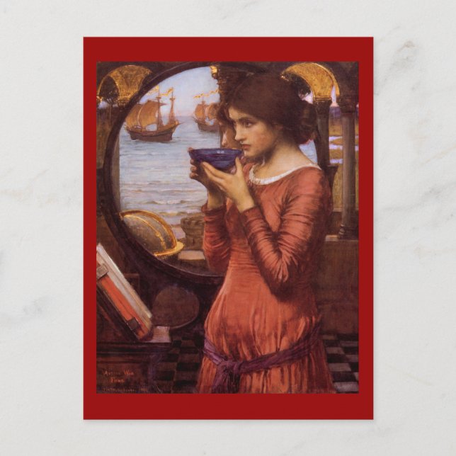 John William Waterhouse - Destiny Postcard (Front)